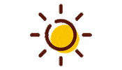 Sun Rowanu Sticker by Rowan University