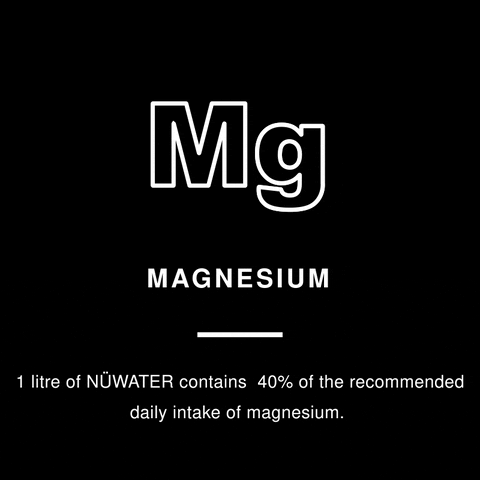 nuwater giphyupload recycle mineralwater magnesium GIF