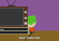 talking kyle broflovski GIF by South Park 