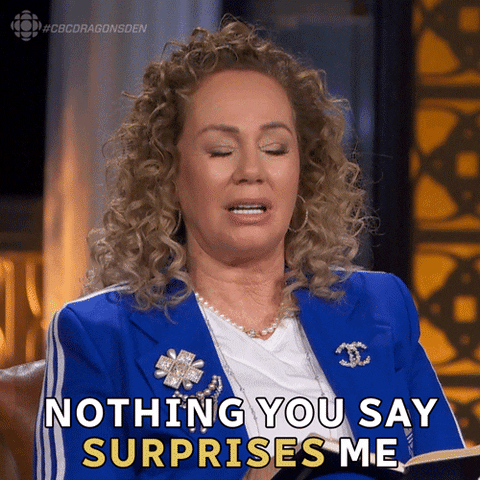 Arlene Dickinson Surprise GIF by CBC