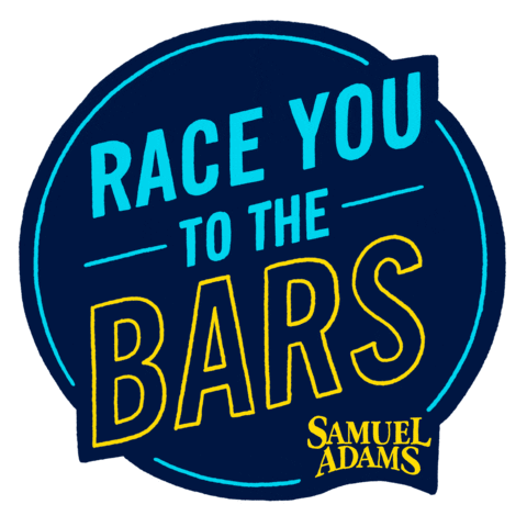 Boston Marathon Bar Sticker by Samuel Adams Beer