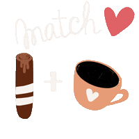 Coffee Chocolate Sticker by Dulzura cuchufli