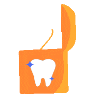 Orange Smile Sticker by ImpactoDental