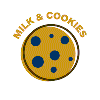 Milk And Cookies Sticker by Mount Holyoke College