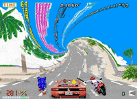 Outrun Palm Tree GIF by PERFECTL00P