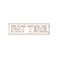 Fat Tire Sticker by New Belgium Brewing