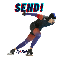 Speed Send It Sticker by DASH Skating
