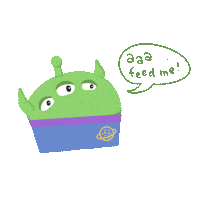Food Aliens Sticker