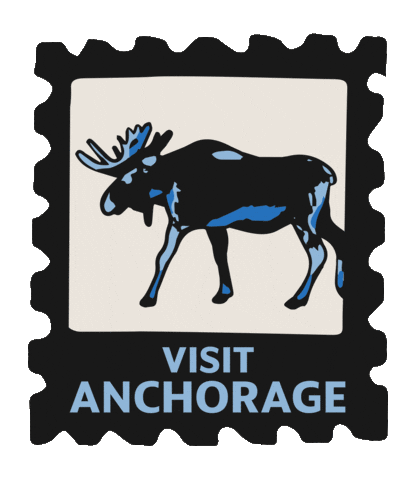 VisitAnchorage giphyupload stamp stamps anchorage Sticker