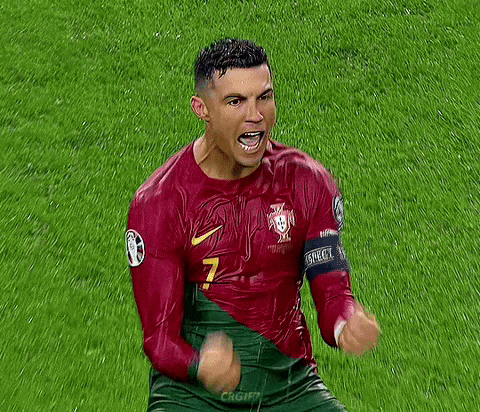 Celebrating Cristiano Ronaldo GIF