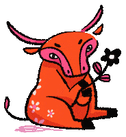 Chinese New Year Bull Sticker by hayleypowers
