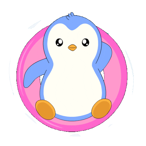 Beach Relaxing Sticker by Pudgy Penguins