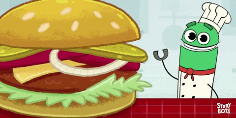 ask the storybots burger GIF by StoryBots