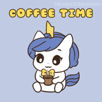 Coffee Time GIF by Brave Unicorn