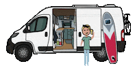 Holiday Camping Sticker by The Upcycling Camper