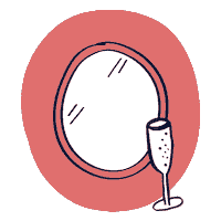 Happy Hour Cheers Sticker by famintas