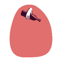 Wine Vida Sticker by famintas