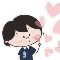 In Love Bubble Sticker