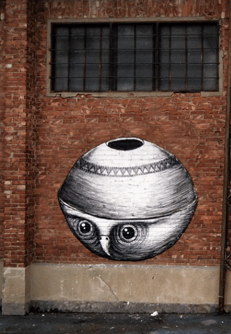 street art loop GIF by A. L. Crego