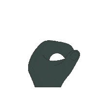 Hands Touch Sticker by MASAJ