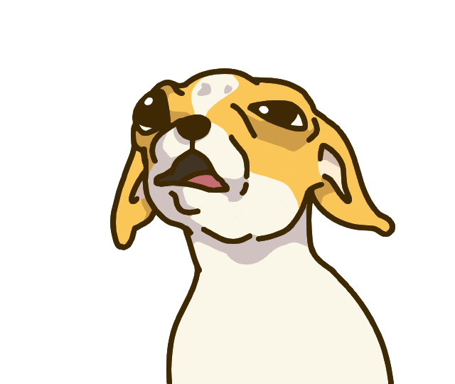 Animation Dog Sticker