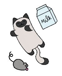 Cat Milk Sticker