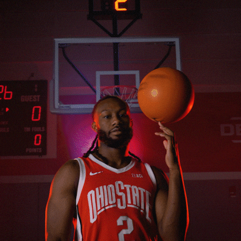 Basketball Hype GIF by Ohio State Athletics