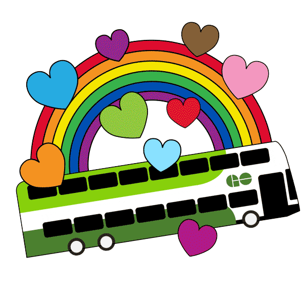Rainbow Love Sticker by GO Transit
