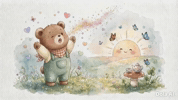 Good Morning Cute Bear GIF