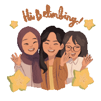 Girl Hello Sticker by Rafhi Dominic