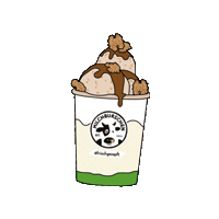 Milchburscheneis milchburschen Sticker