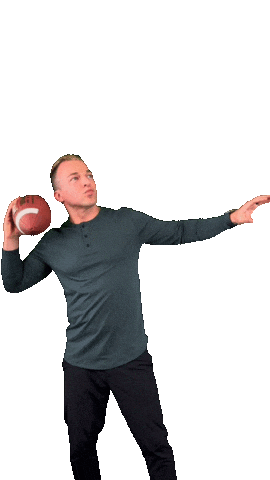 Justintye giphyupload football throw catch Sticker