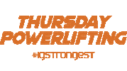 Gym Thursday Sticker by igssport