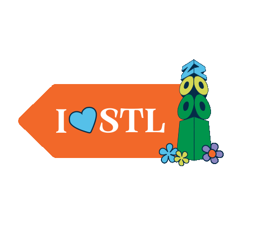 St Louis Stl Sticker by Saint Louis Zoo