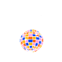 studiobim happy party light hand Sticker