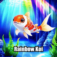 Koi Fish Rainbow GIF by TheConfishius