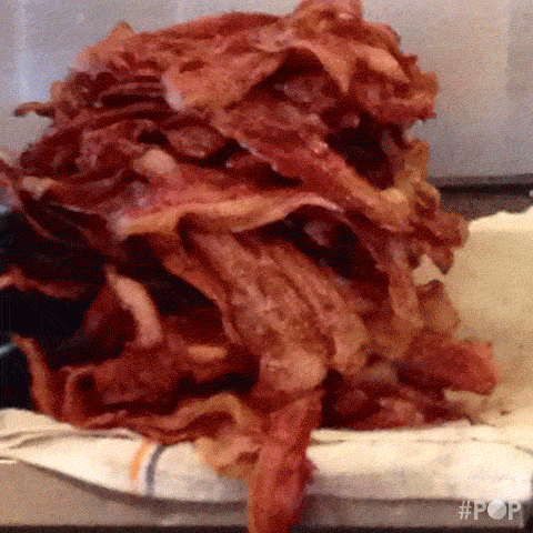 bacon GIF by GoPop