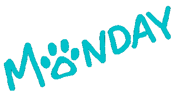 Days Of The Week Monday Sticker by Wag Trendz