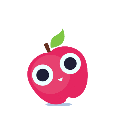Pixlr giphyupload happy apple fruit Sticker