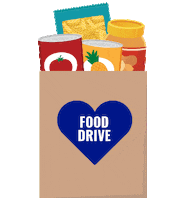 YYCFoodBank give food bank food drive donate food Sticker