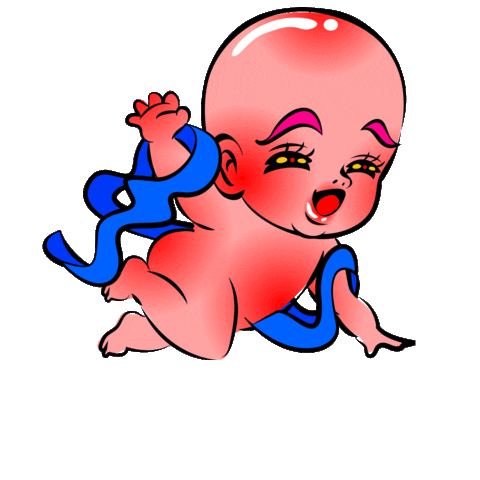Fly Sticker by NAPOYAN