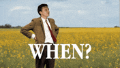 Mr Bean Waiting GIF