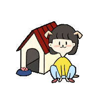 Dog House Sticker