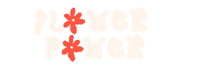 eat flower power Sticker by Muchable