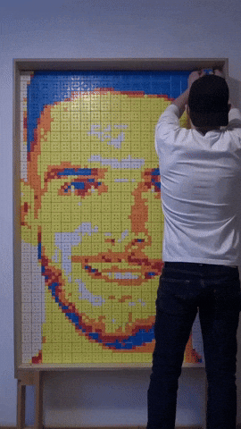 Three Lions Art GIF