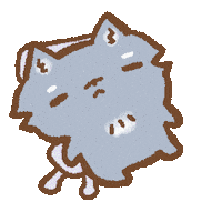 Tired Dog Sticker