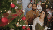 Christmas Tree Romcom GIF by Hallmark Channel