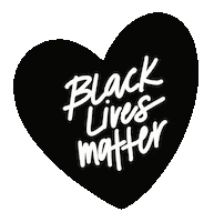 Black And White Blm Sticker