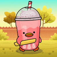 digitalducks stabby quacks cartoon duck digital ducks GIF