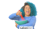 dye hair cooking Sticker by Salon Line